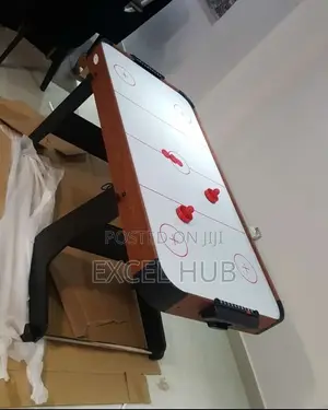 Air Hockey Table Brown and White 534
