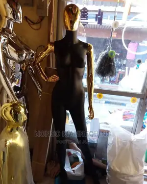Female Black Gold Full Mannequin