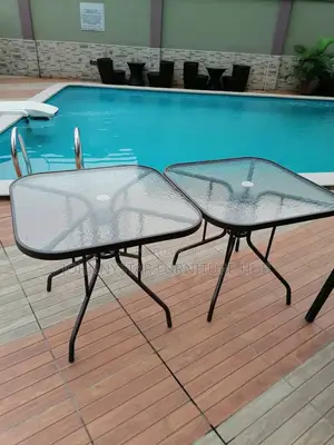 Swimming Pools Glass Tables