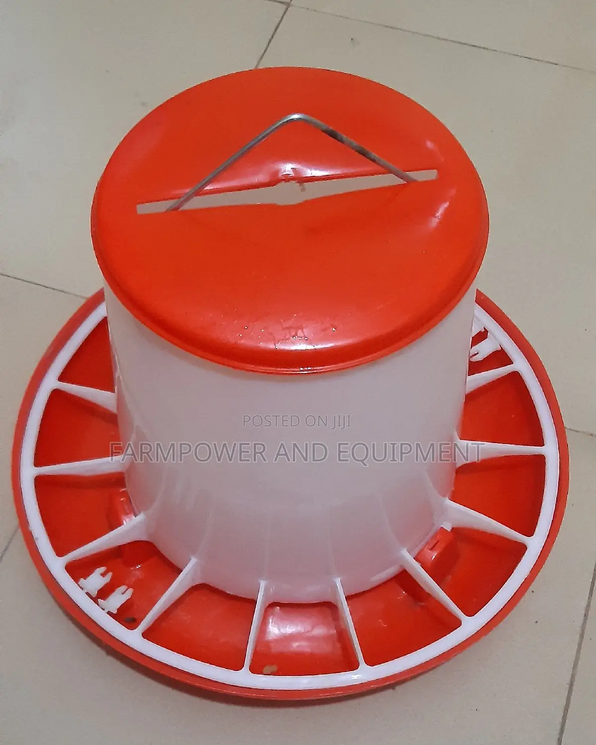 Covered Hanging Chicken Feeder