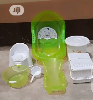 Transparent 7psc Bath Set