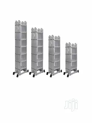 Foldable Multipurpose Aluminium Ladder 4*7- 8.3meters