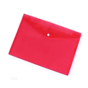 12pcs Plastic A4 Folderstransparent File Bag Document Hold
