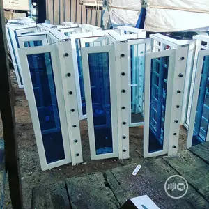 Casement Aluminum Windows With Protector and Net