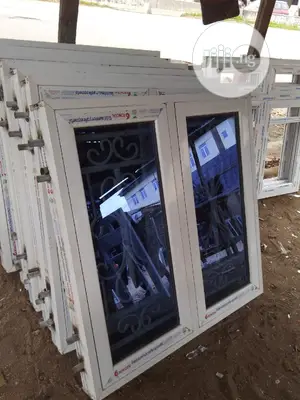 Casement Aluminum Windows With Protector and Net