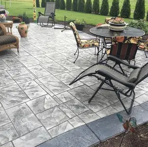 Compound Floor Design Stamped Concrete Color Hardener