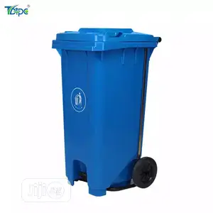 120 Liter Dustbin With Center Foot Pedal