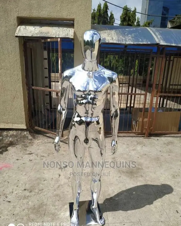 Silver Chrome Abstract Fmodule Display 2