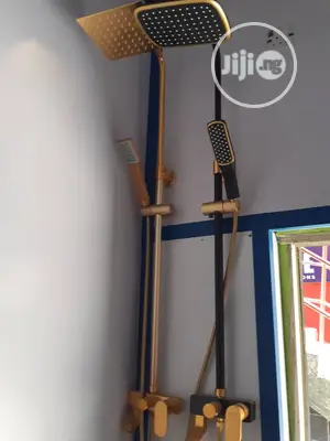 Gold Shower With Mixer