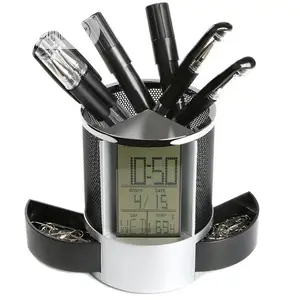 Office LCD Countdown Function Alarm Clock Time Temperature
