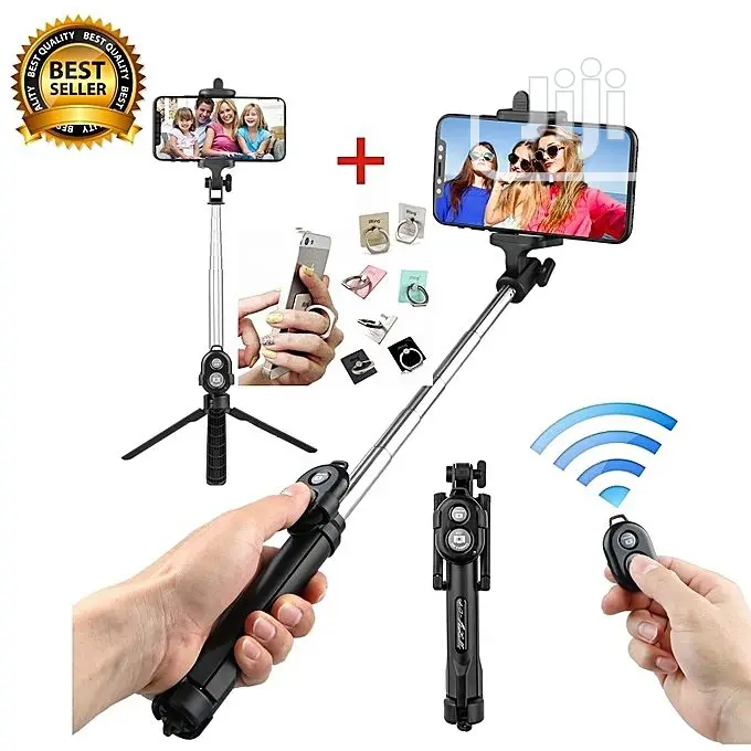 Remote Controller Bluetooth Tripod Selfie Stick