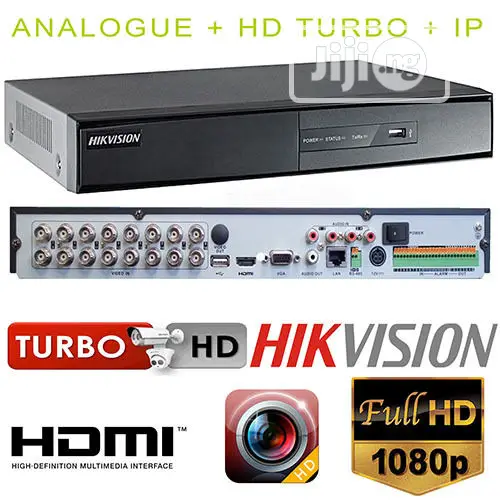 Hikvision 16channel DVR 1080p
