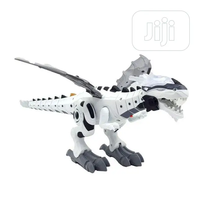 Mechanical Toys White Spray Electric Dinosaur