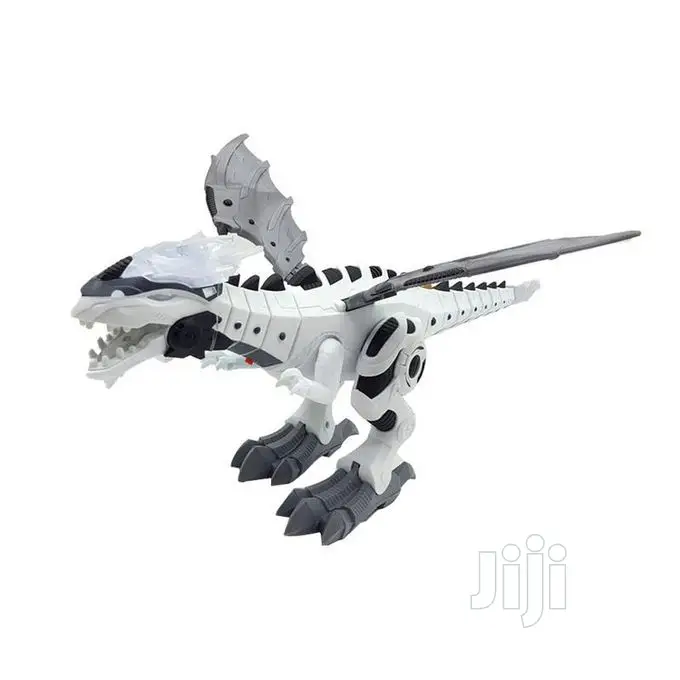 Mechanical Toys White Spray Electric Dinosaur
