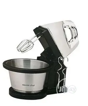 Master Chef Hand Mixer With Rotating Bowl (Cake Mixer)