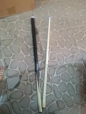 Snooker Cue Stick Black And White 634