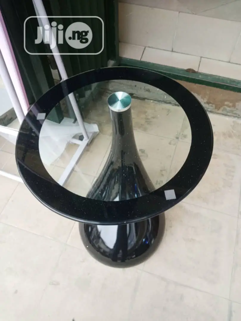 Ceramic Side Stool Glass