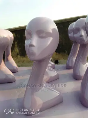 Purple Long Neck Mannequins