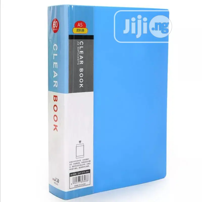 A5 30 Pages Plastic File List Booklet Insert Folder School