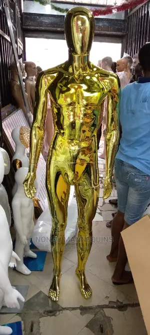 Honey Comb Gold Chrome Mannequins