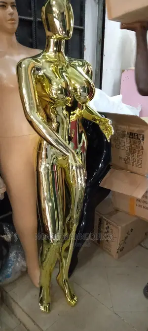 Size 12 Gold Chrome Fullbody Mannequins