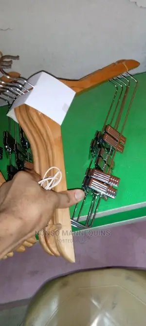 Wooden Peg Clip Hangers