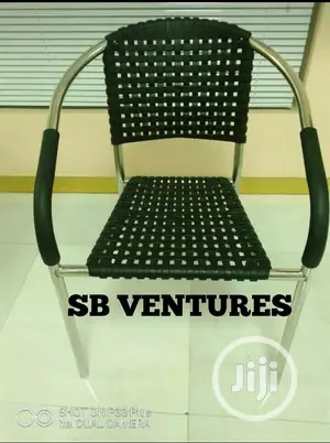 Steel Chair With Comfortable Fibre Weave