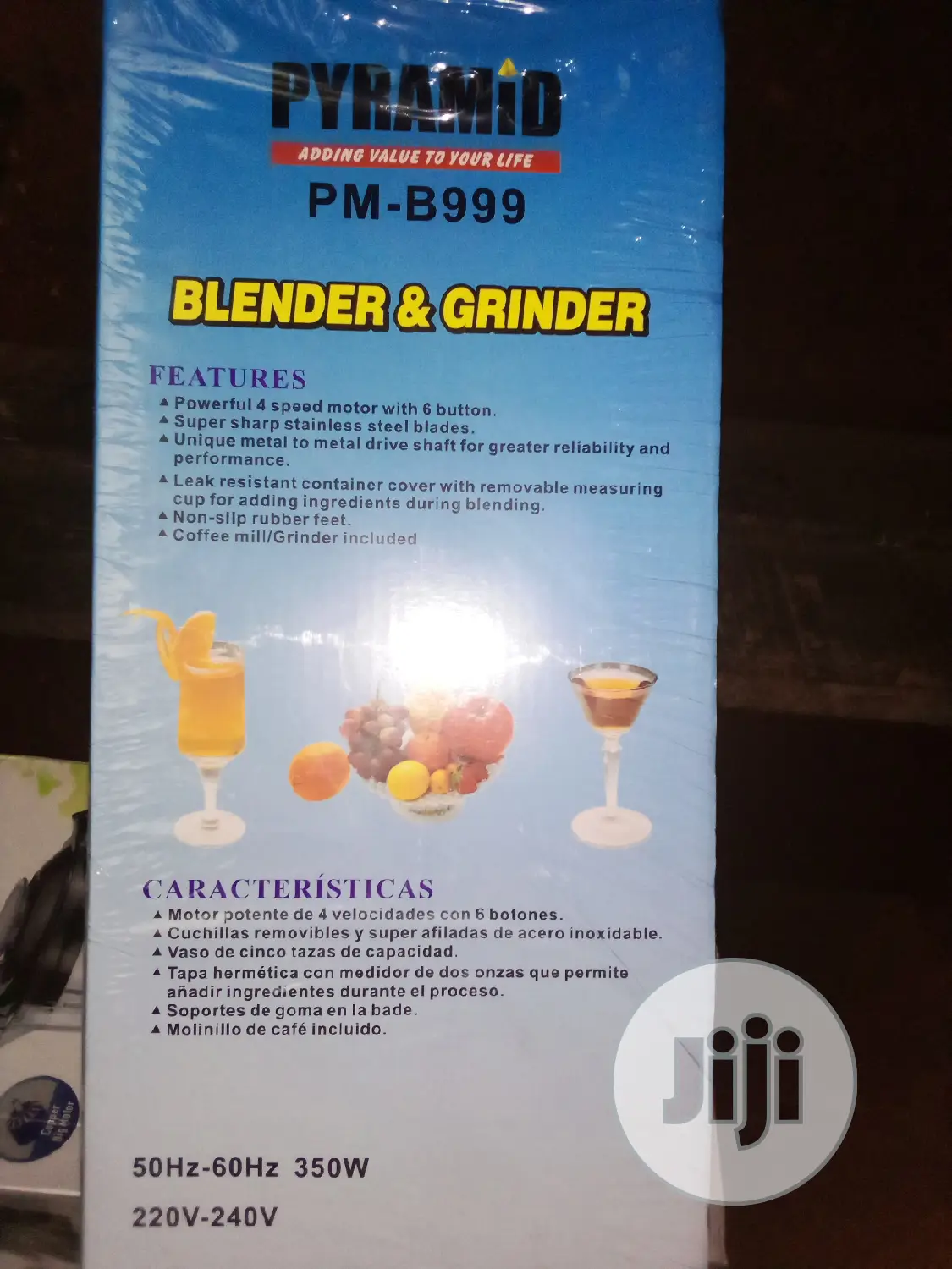 Pyramid Electric Blender With Grinder