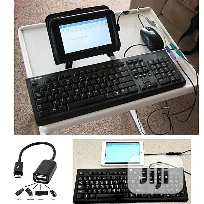 Waterproof Keyboard Mouse HDMI OTG for PC iPad Smart Phone