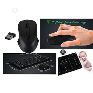 Waterproof Keyboard Mouse HDMI OTG for PC iPad Smart Phone