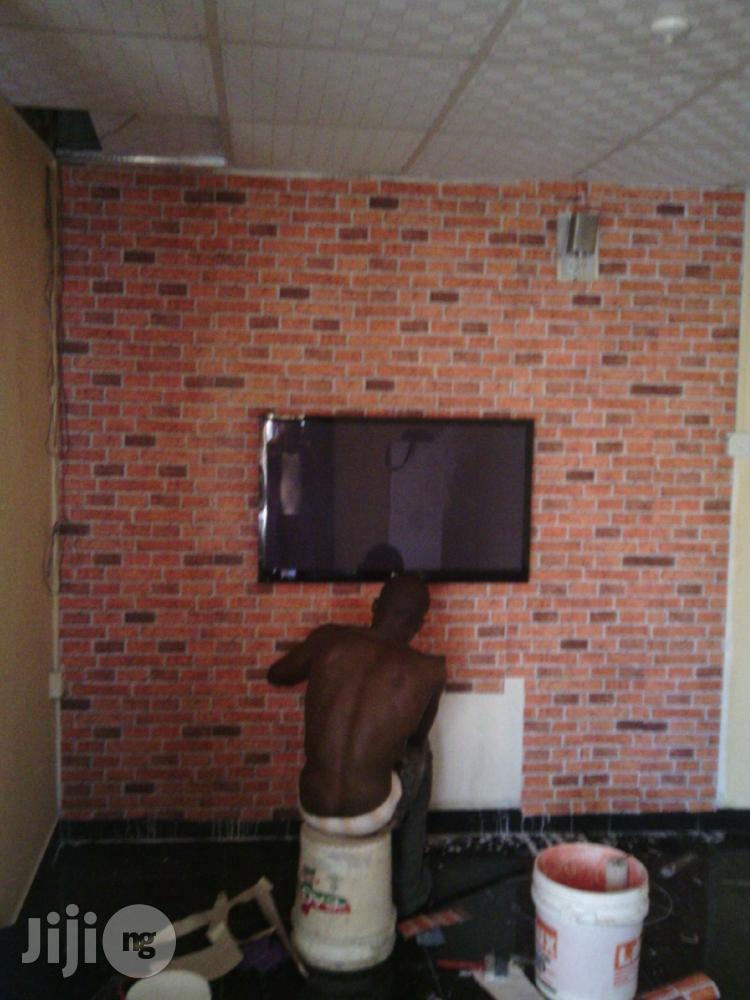 Wallpaper And 3D Panel Installation
