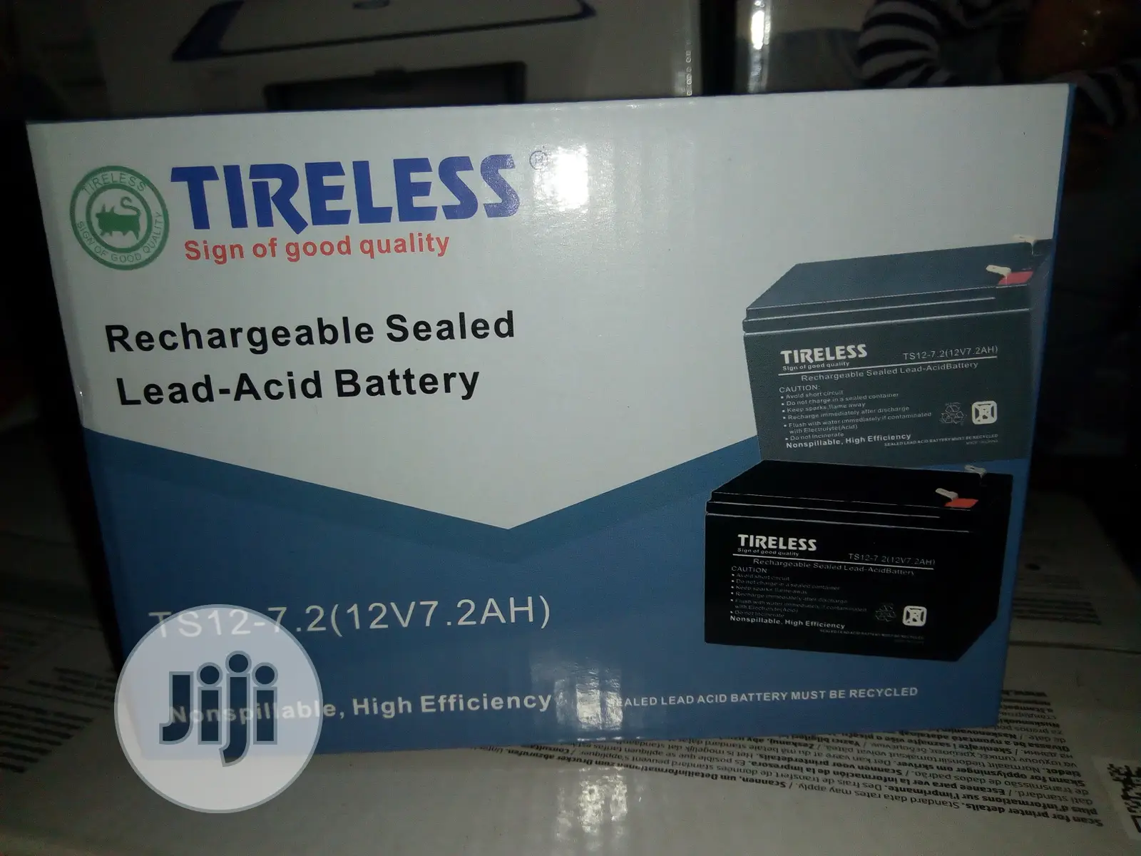 Tireless UPS Battery 7ah/12v
