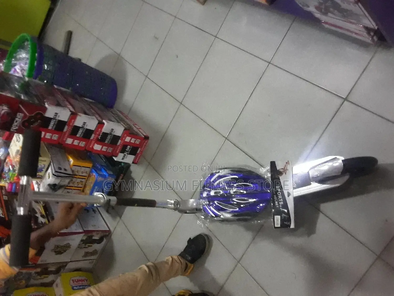 Children's Scooter With Helment