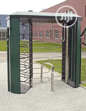 Full Height Turnstile Silver
