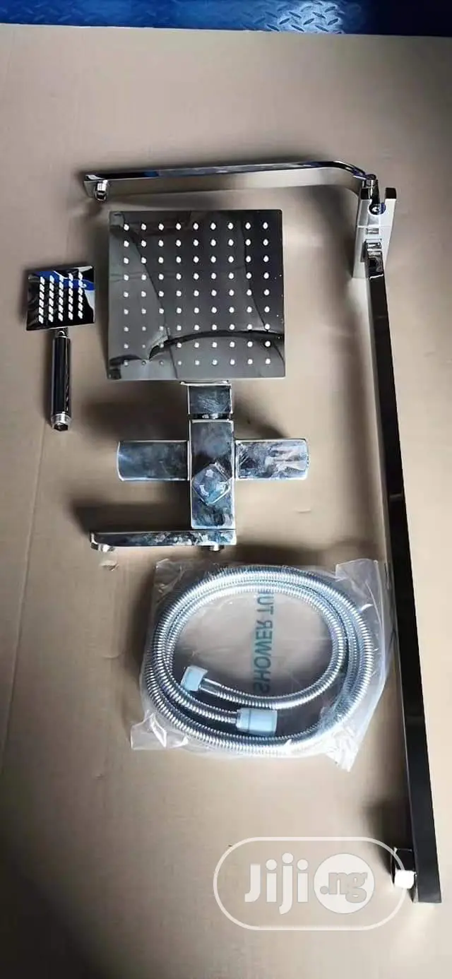 Standing Shower Stainless Square Shape