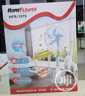 18" Home Flower Rechargeable Fan