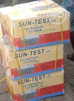 200ahs 12volt Sun Test Battery