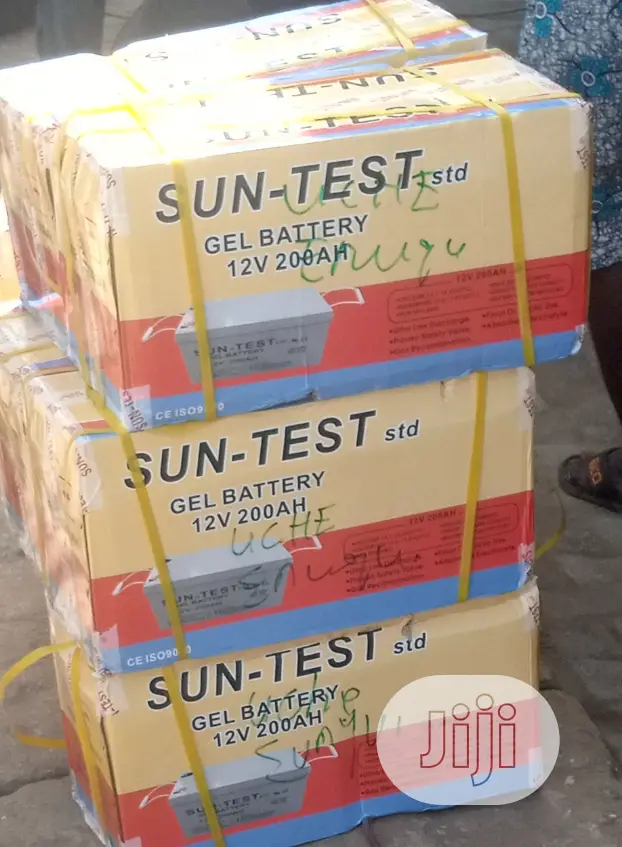 200ahs 12volt Sun Test Battery