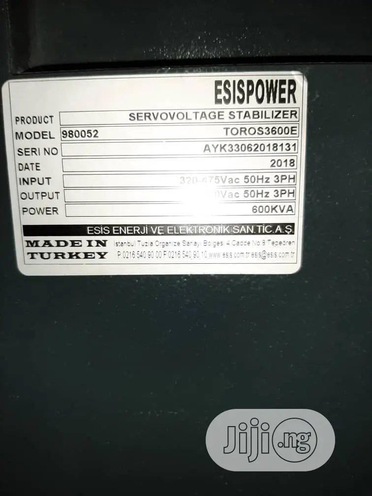 600kva Industrial Stabiliser