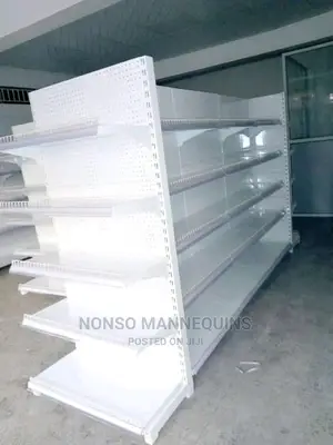 Supermarket Shelves With 5 Steps