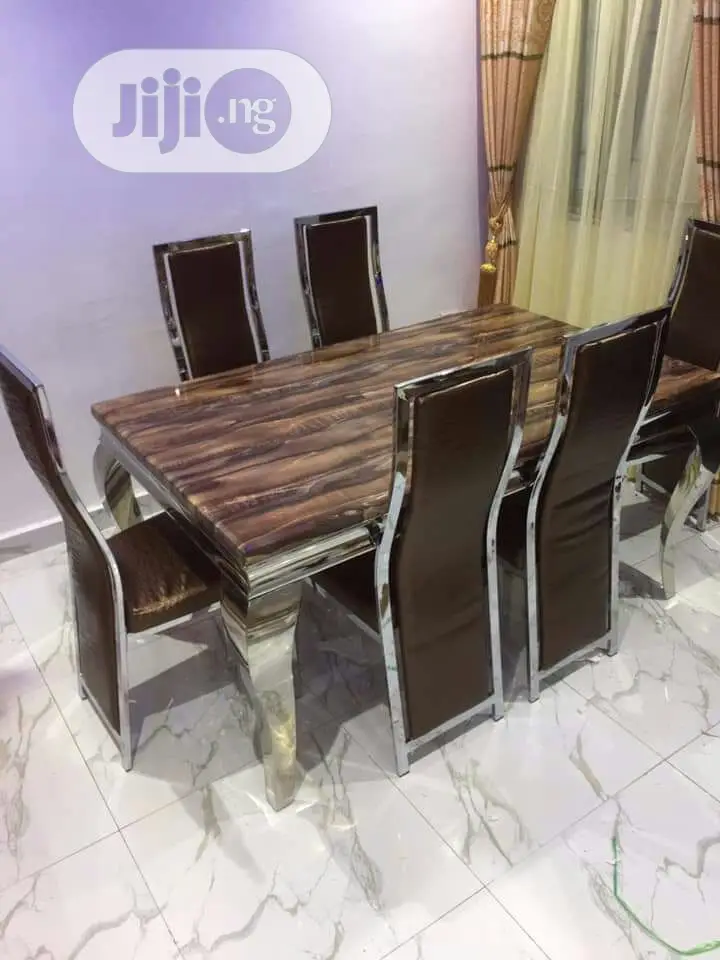 Marble Dining With Chairs