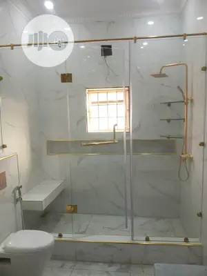 Golden Frameless Door