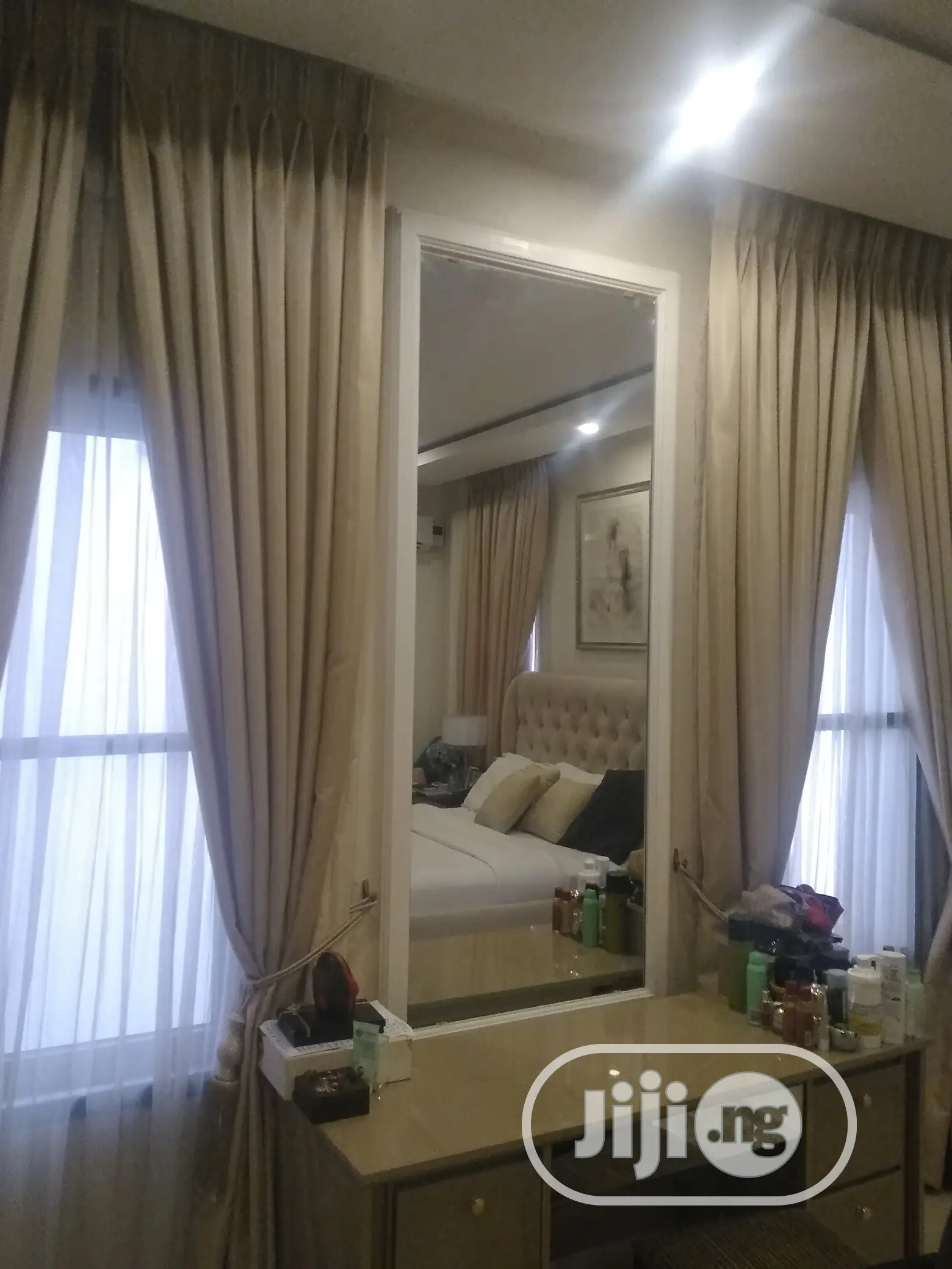 Golden Frameless Door