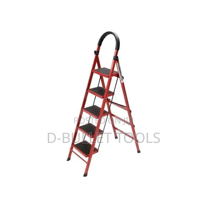 Kitchen Ladder 5-Step Red Colour