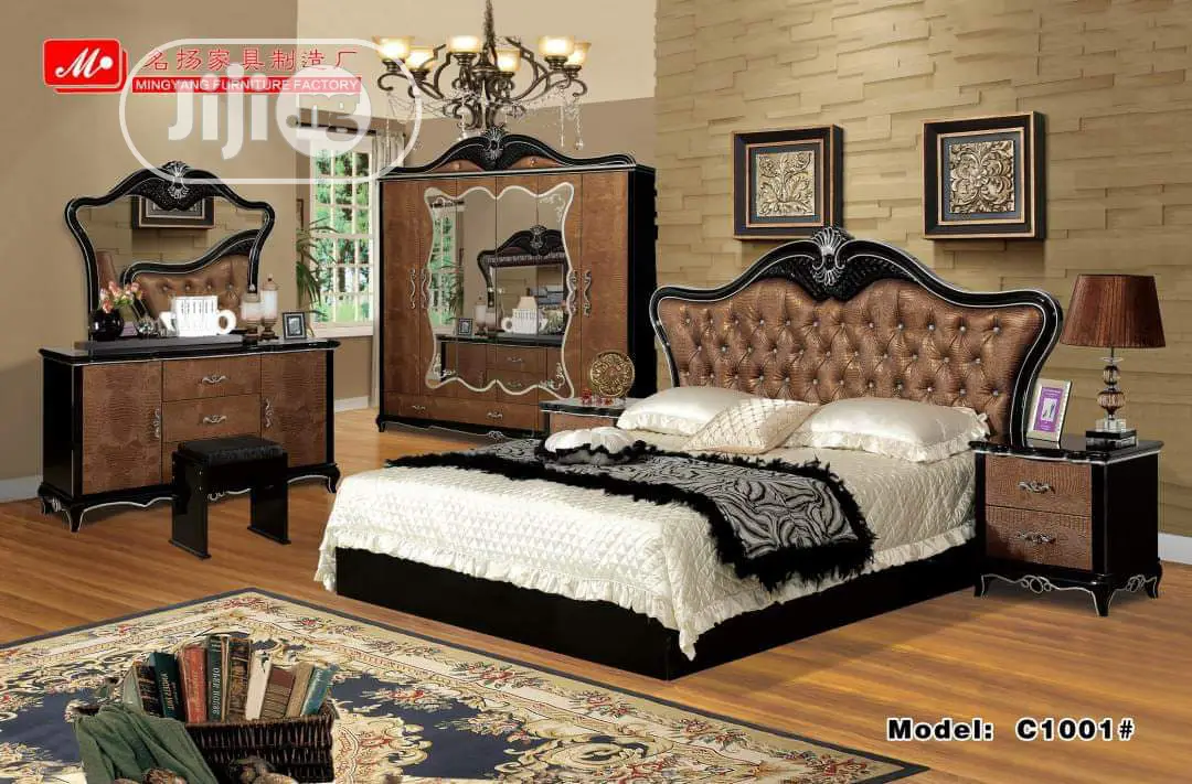 Turkey Pure Wooden Bed Set
