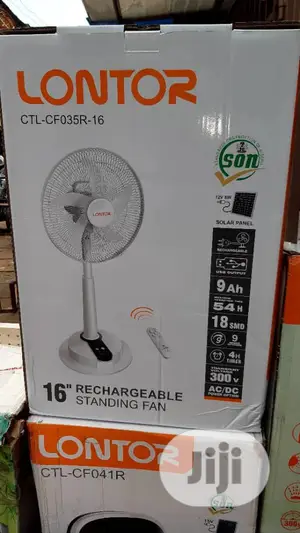16" Rechargeable Fan