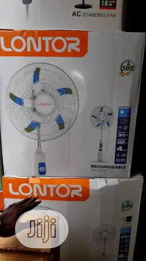 18" New Rechargeable Lontor Fan