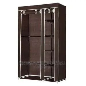Fabric Wardrobe Brown