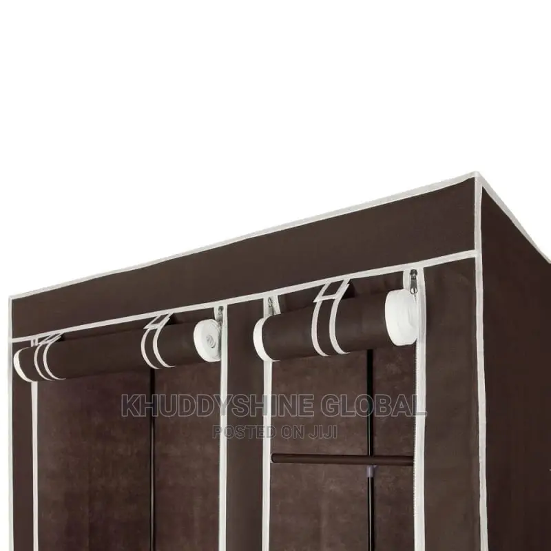 Fabric Wardrobe Brown