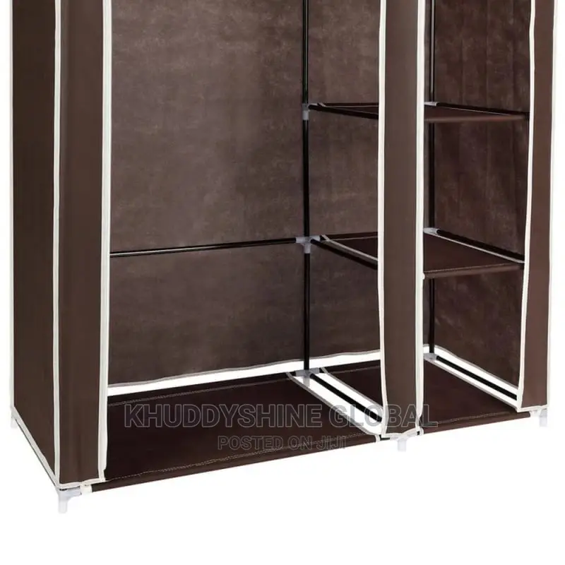 Fabric Wardrobe Brown